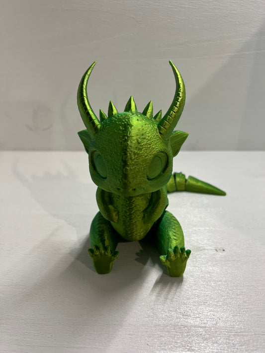 Hank the Baby Dragon: Unleash Fun and Magic with this Flexi 3D Printed Articulated Toy and Home Decoration