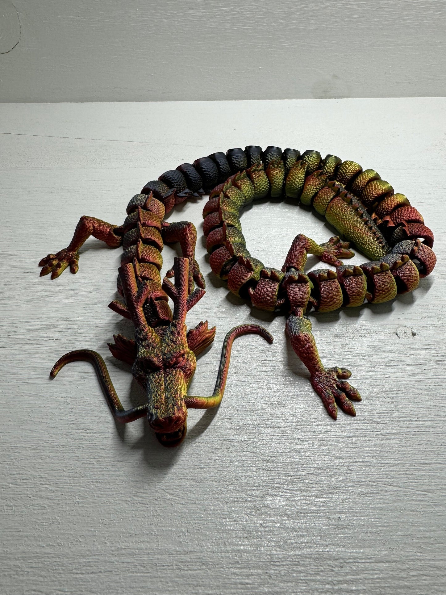 Unleash the Power: Flexi Shenron Dragon - A Majestic and Dynamic 3D Printed Masterpiece